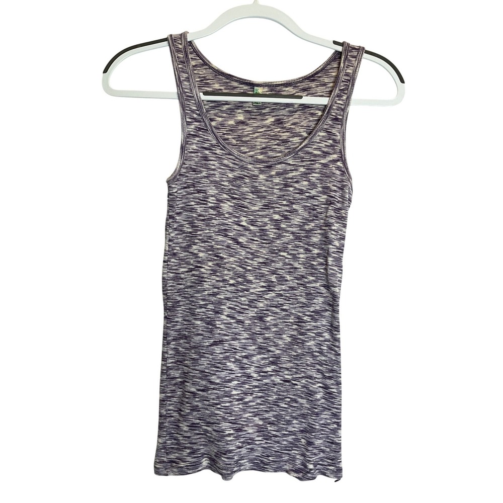 Old Navy Cami Tank Top Space-Dyed Vintage Y2K Pullover Long Stretch Ribbed ‎ S